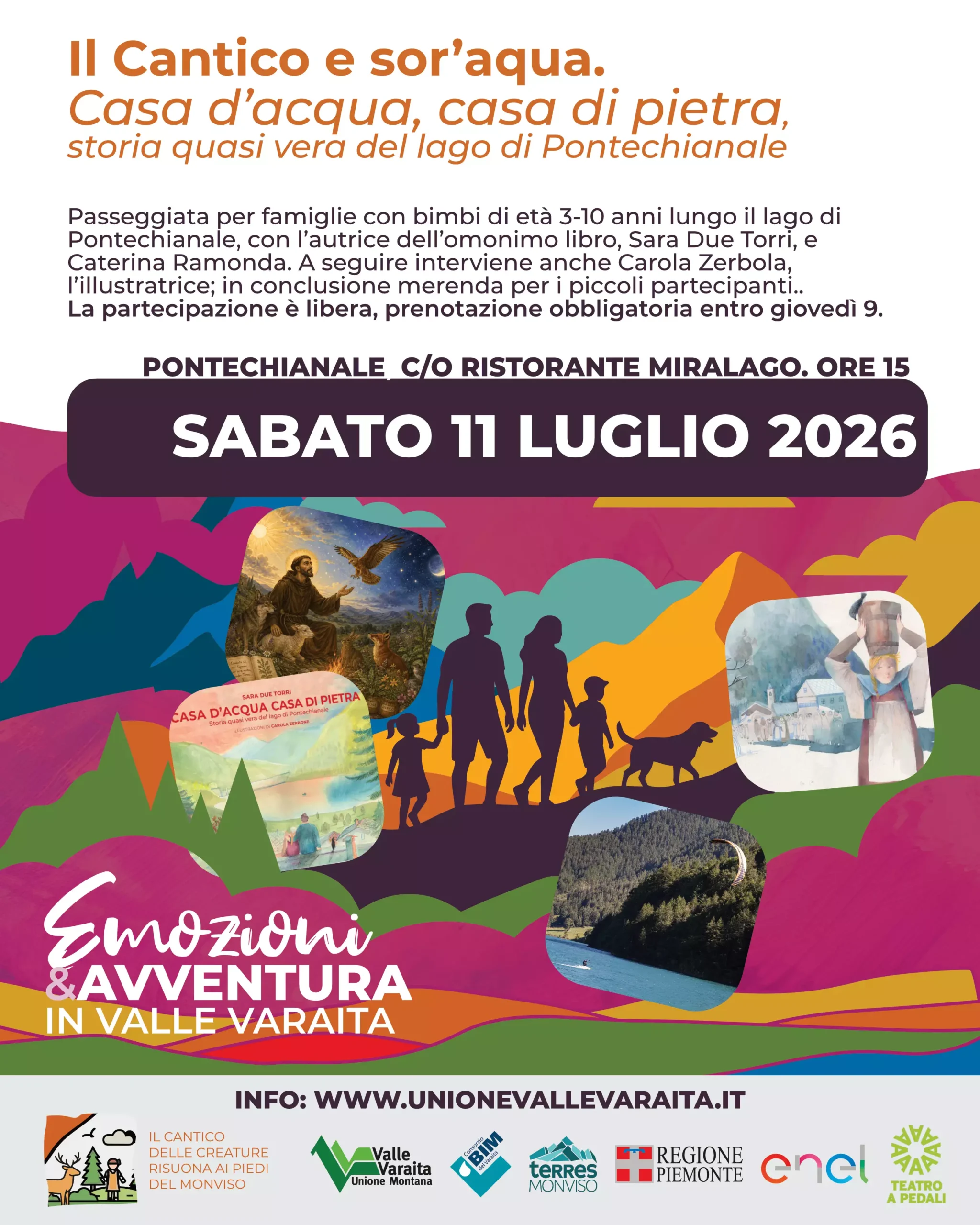 Sabato 11 luglio – Pontechianale