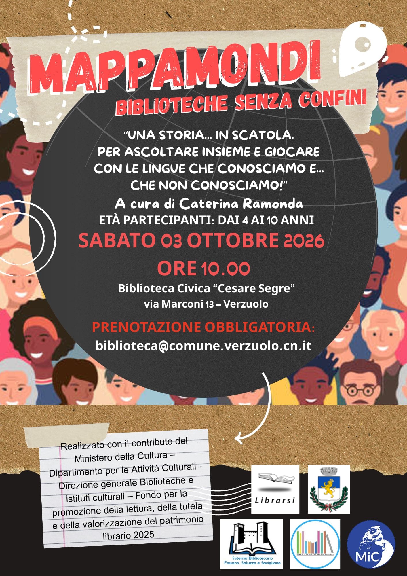 sabato 3 ottobre – Verzuolo
